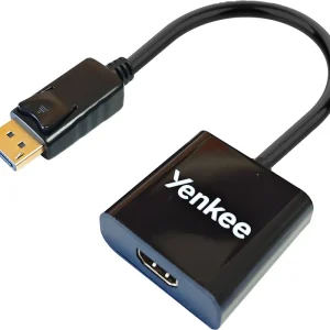 YENKEE DisplayPort HDMI Convertor Negru 15cm YVC 03 Comandă acum