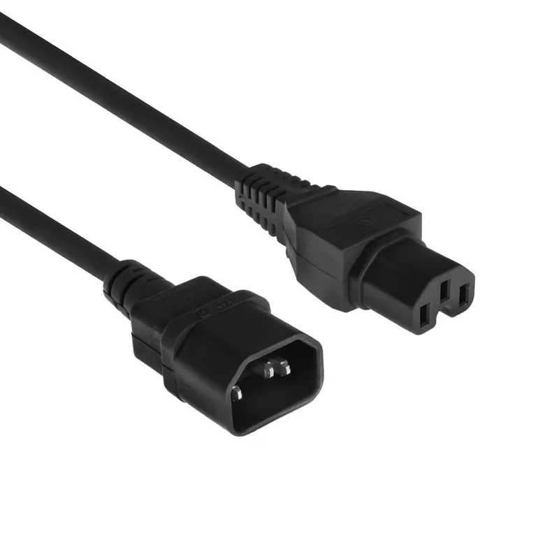 ACT CONNECTIVITY IEC Nutriție Negru 2m AK5003 Noutate