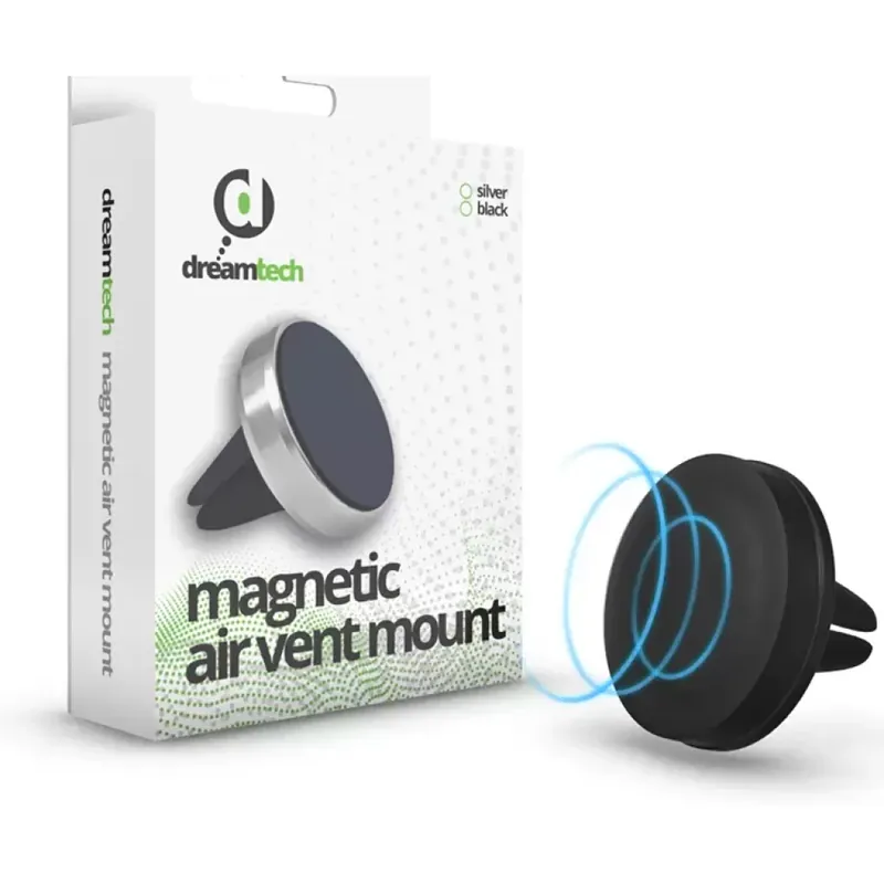 Livrare gratuită DREAMTECH Magnetic Air Vent Mount de maşină suport negru