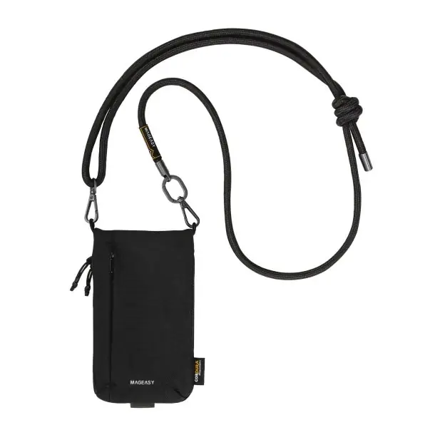 Preț mic MAGEASY Sacoche Utility Telefontáska 8.3mm cu curea de umăr negru