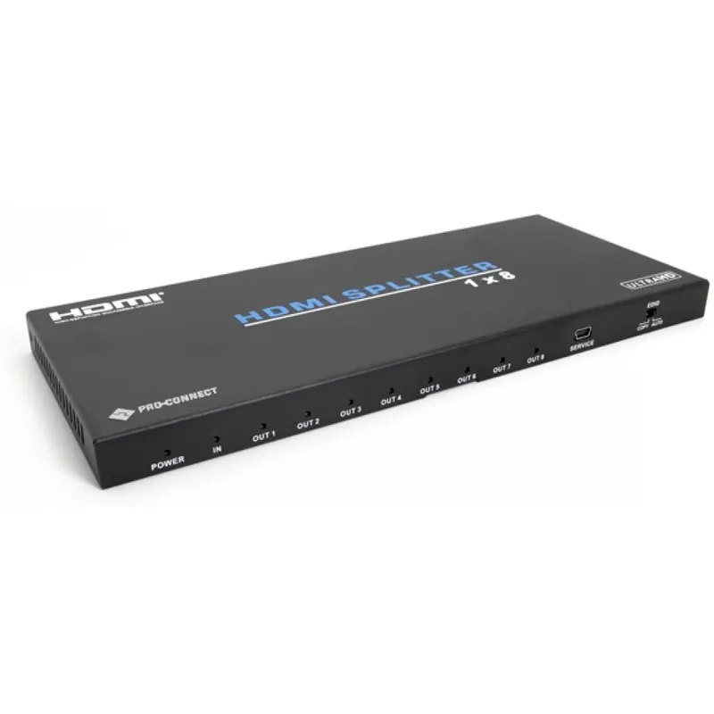 Preț promoțional PROCONNECT Splitter HDMI 2.0b 4K@60Hz 4:4:4 1x8 EDID HDR PCP2.2
