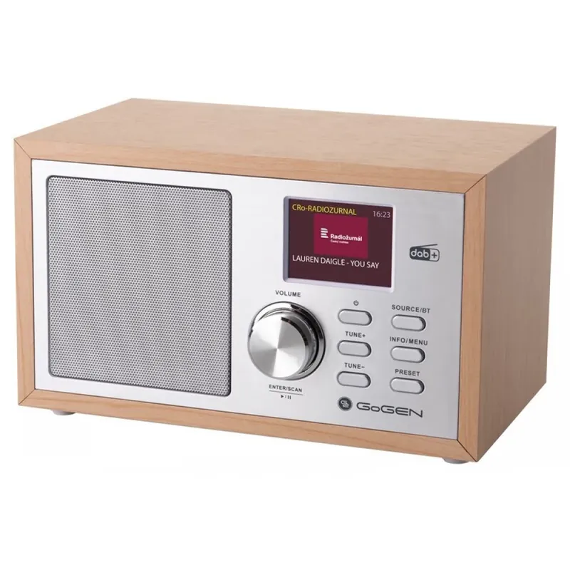GOGEN DAB620BTCS DAB radio maro-argintiu Premium