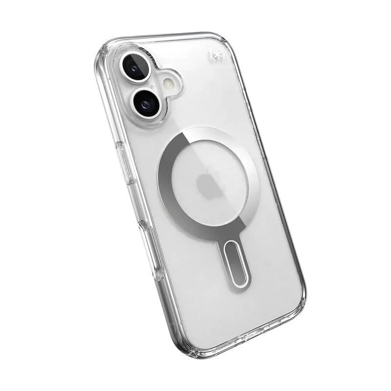 SPECK Presidio Perfect Clear ClickLock backplate iPhone 16 Plus transparent Nu rata