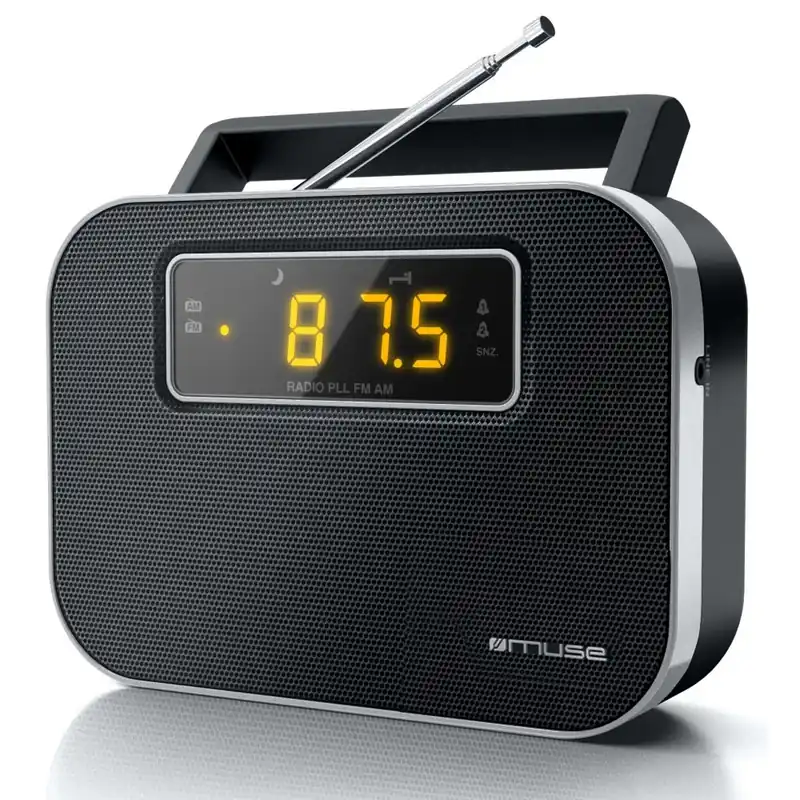 MUSE M-081 R portabil FM/AM radio digital cu display și alarmă funcție Retur ușor