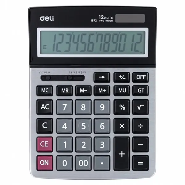 Ultima șansă DELI 1672 Core De masă calculator negru