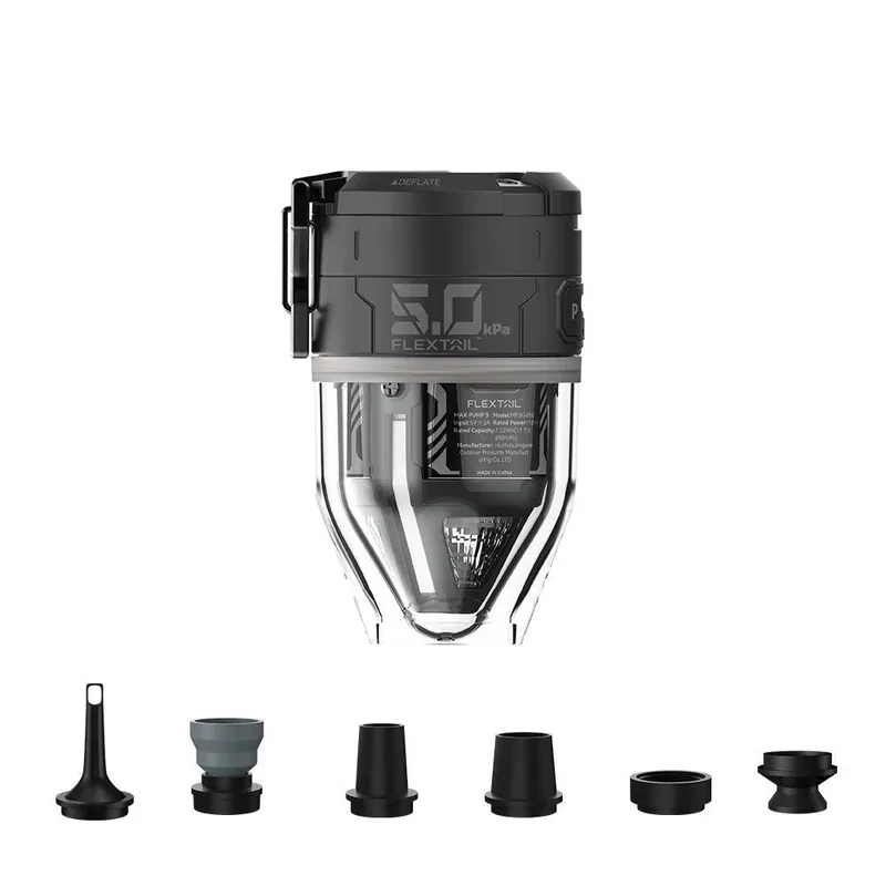 FLEXTAIL Max Pump 3 portabil 2 az 1-ben Pompa de aer negru Popular