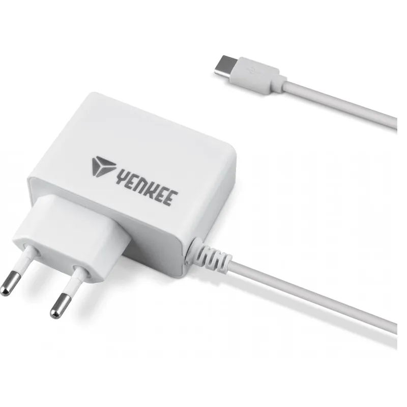 YENKEE YAC 2027WH USB-C de reţea încărcător 2A 10W alb Plată securizată