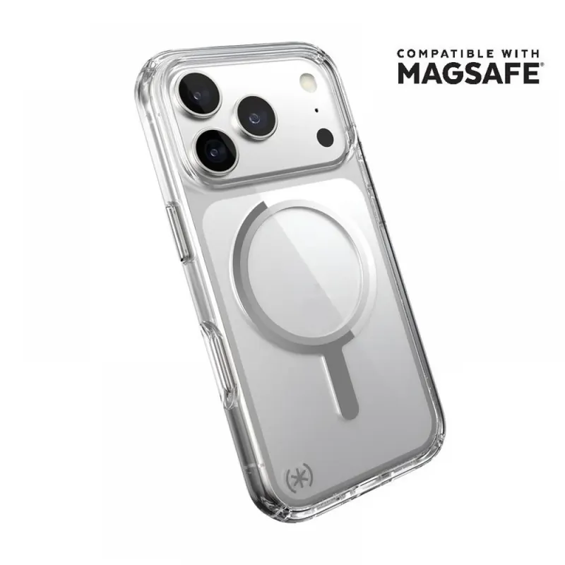SPECK Presidio Perfect Clear MagSafe Case iPhone 17 Pro transparent Preferatul clienților