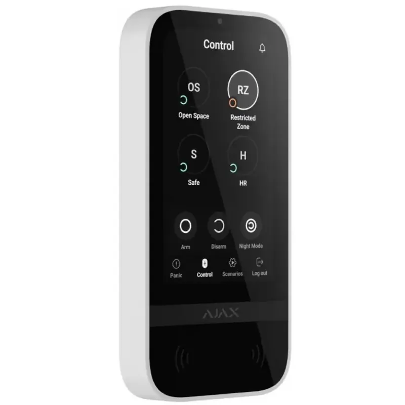 AJAX SYSTEMS Keypad TouchScreen alb Reducere specială