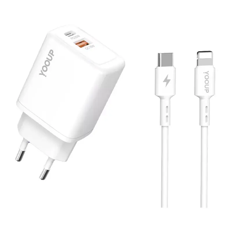YOOUP NC56-D de reţea încărcător 20W + Lightning cablu Comandă acum