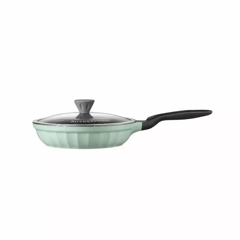 BUYDEEM CP182 Distribuție aluminiu antiaderent tigaie Cozy Greenish Comandă acum