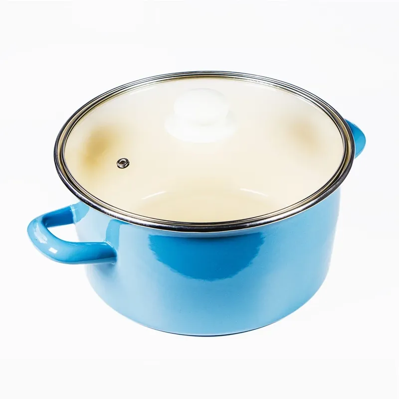 Preț promoțional TOO LINE BLUE cratiță (fazék) sticlă cu capac 3.65L 22cm