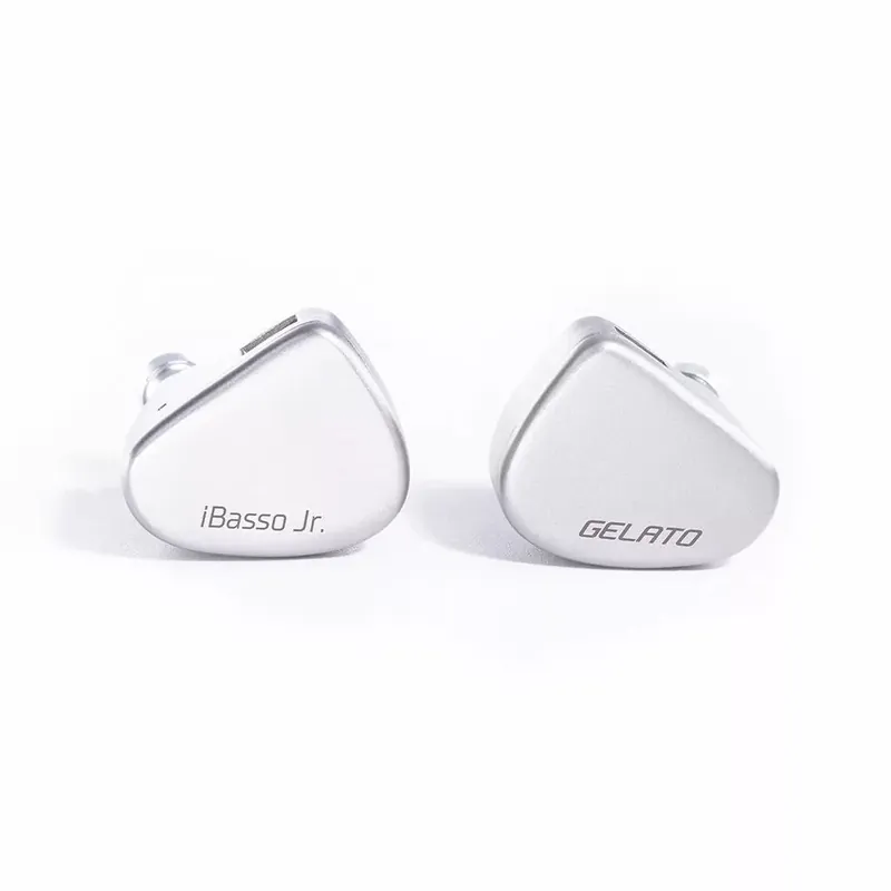 Ultima șansă IBASSO Jr. Gelato In-ear monitor cască placat cu argint cupru 2-Pin cu cablu argint