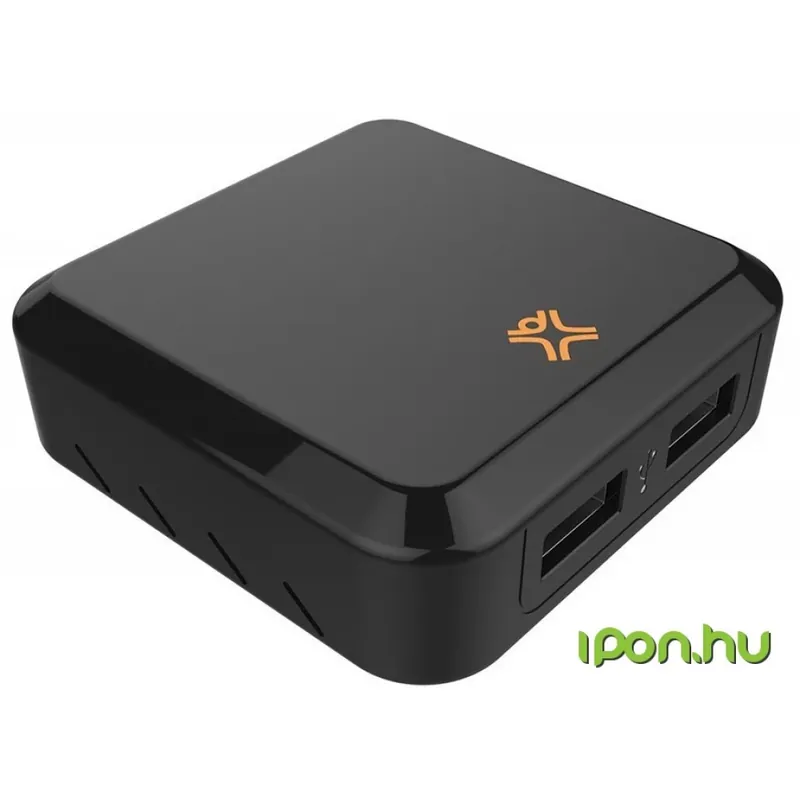 XTREMEMAC Double USB port charger – 2x 2.4Amp 10W negru Lichidare de stoc