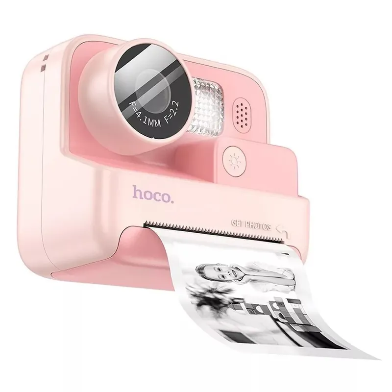 Ofertă exclusivă HOCO DV200 digital copil cameră nyomtatóval roz