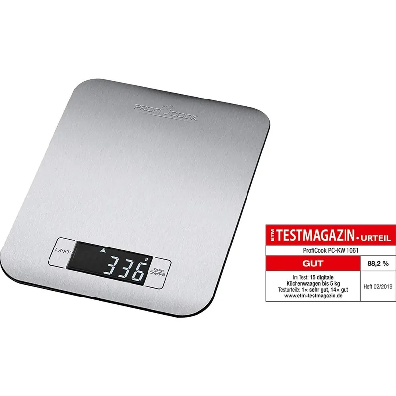 PROFICOOK 501061 PC-KW 1061 De bucătărie cântar inoxidabil oţel Livrare expres