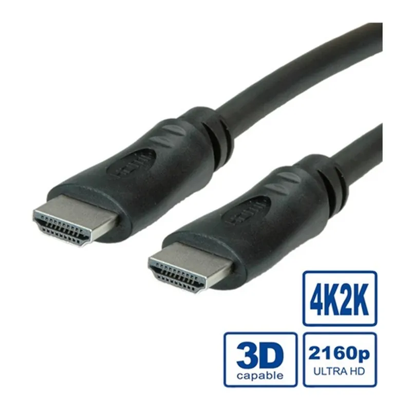 Retur gratuit HDMI 2.0 Conector Negru 1m 11.99.5680