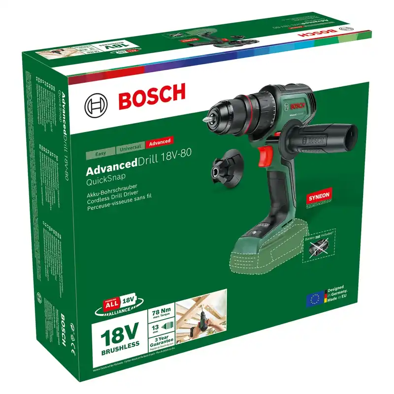 Ofertă exclusivă BOSCH Akkus de înșurubat și găurit AdvancedDrill 18V-75 06039E2000 - akku și încărcător fără