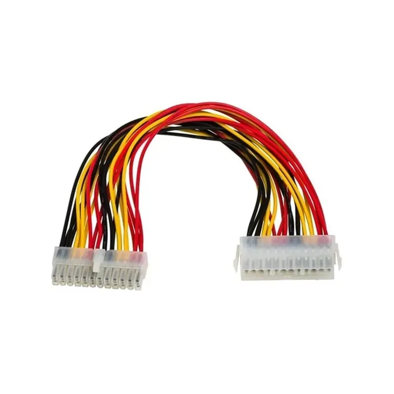 Expediere rapidă AKYGA ATX 24 pin prelungitor Alb 30cm AK-CA-09