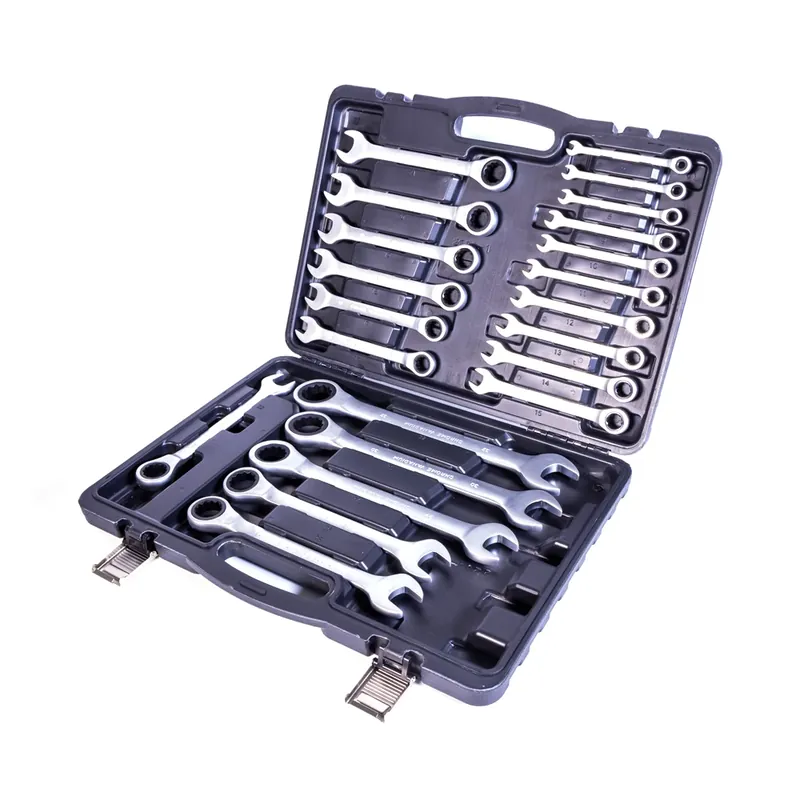 Bestseller IRIS TOOLS GW-022-033 22 bucăţi clichet combinat cheie set