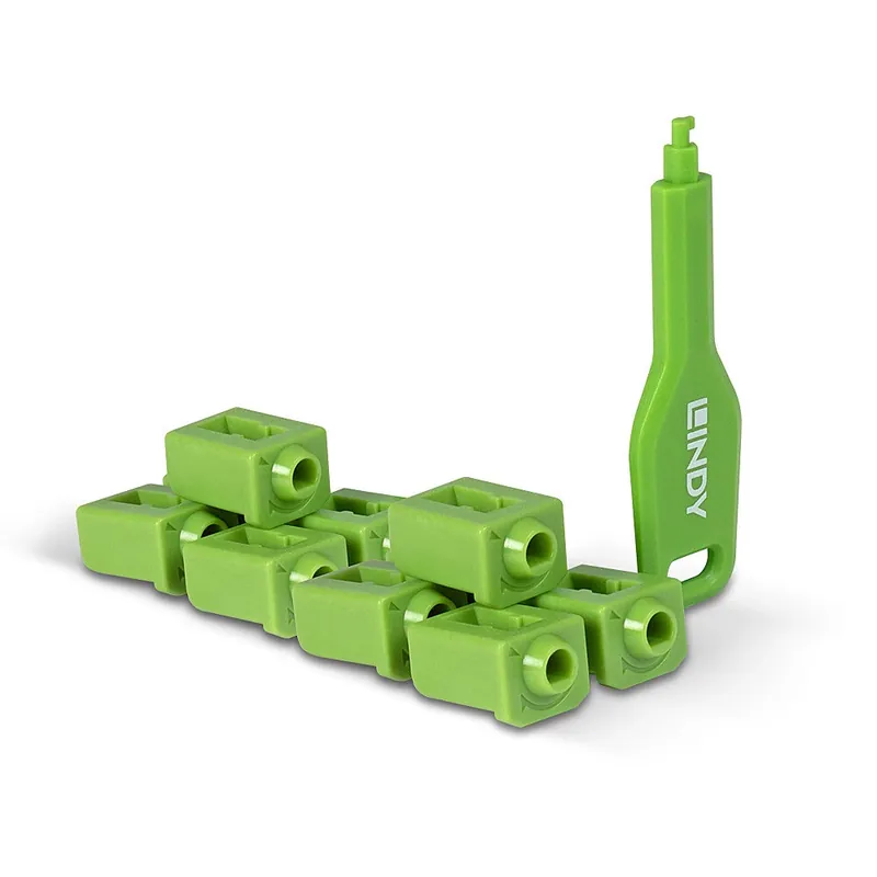 Vezi acum LINDY SFP port blocarea 10buc chei verde