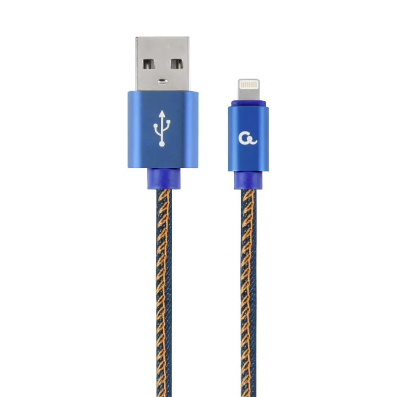Noutate GEMBIRD USB Lightning Încărcător/cablu date Albastru 1m CC-USB2J-AMLM-1M-BL