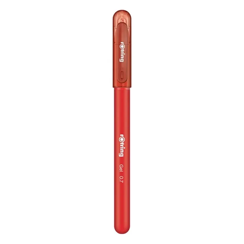 ROTRING Gel stilou de jeleu capac 0.7mm roșu Plată sigură
