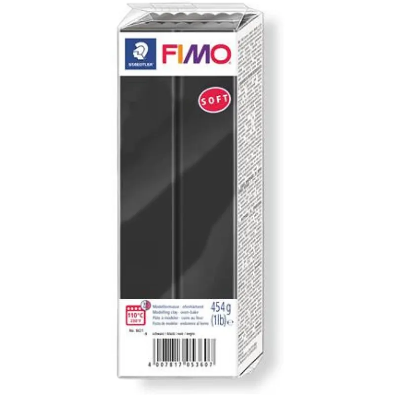 FIMO plastilină 454 g arde-out Soft negru Super ofertă