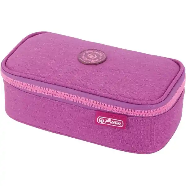 HERLITZ BeatBox ABC penar 1 klapnis 1 cu fermoar buzunar lila Ofertă limitată