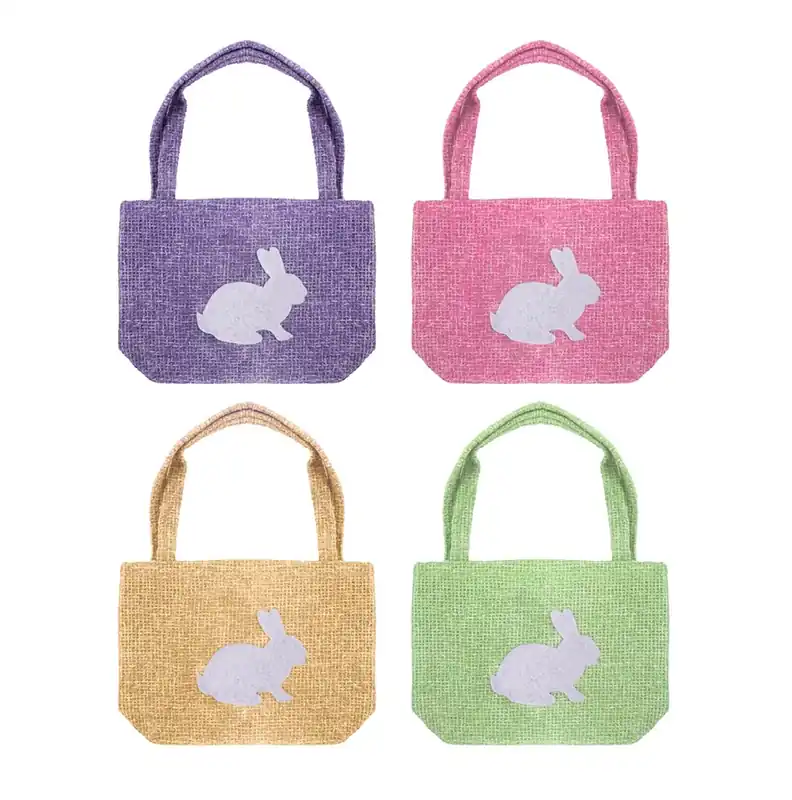 Ultima șansă IRIS Dekor textil kistáskás iepuras 4 szortiment 20x13cm