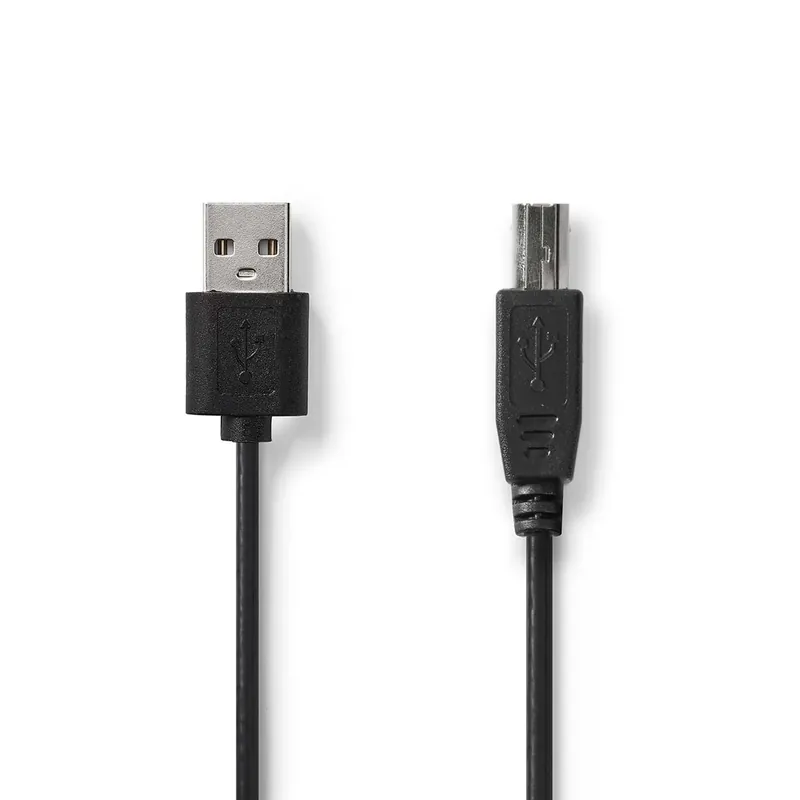 NEDIS USB Conector Negru 2m CCGL60101BK20 Cel mai vândut