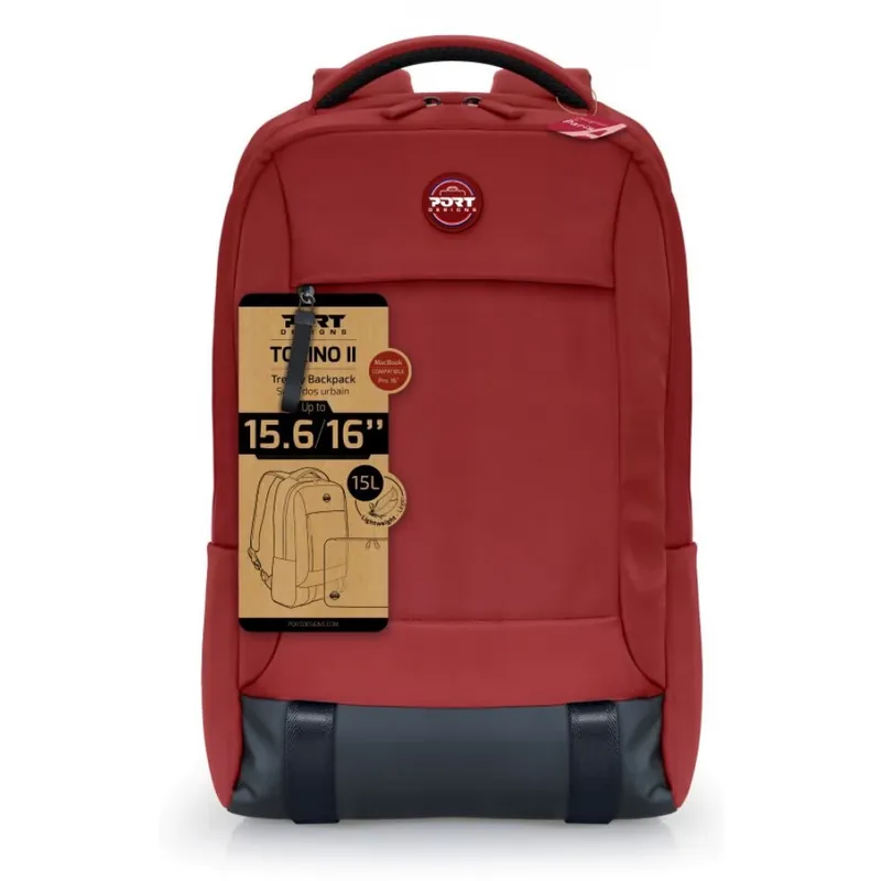 PORT DESIGNS TORINO II Notebook backpak 16" roșu Retur ușor