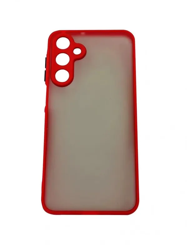 Super ofertă CELLECT Plastic matt toc Samsung Galaxy A16 roșu-negru