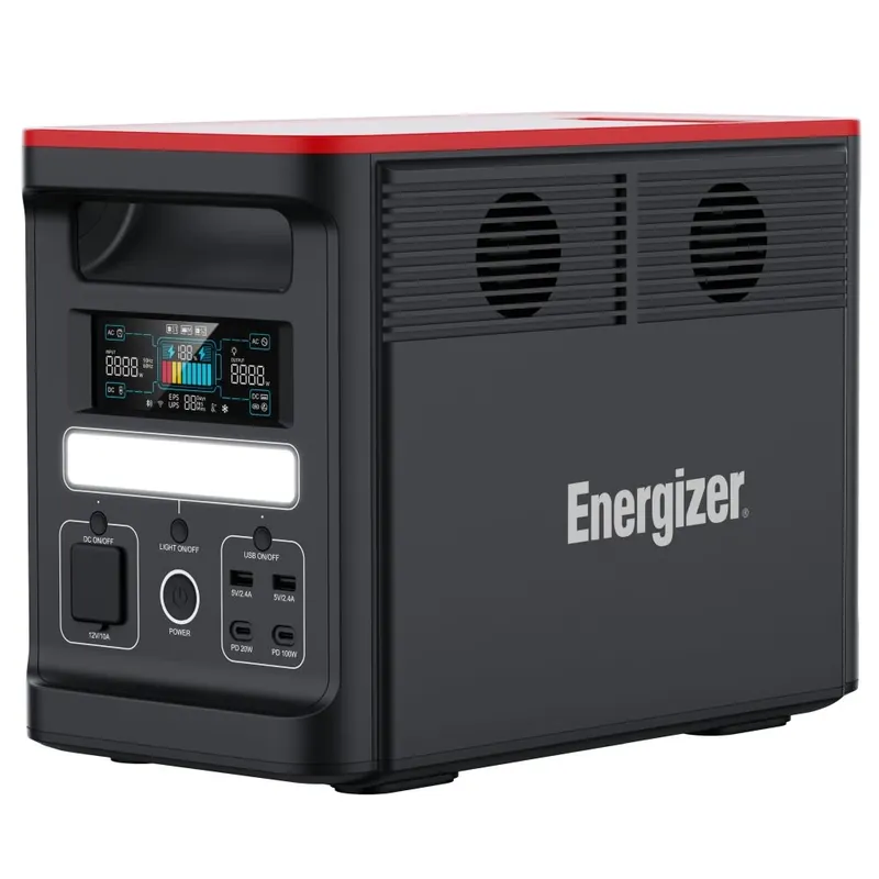ENERGIZER PPS1500W2F_EU portabil electric generator 1536Wh negru-roșu Expediere rapidă