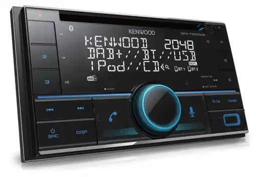 Cel mai vândut Autoradio Kenwood DPX-7300DAB cu Bluetooth, DAB si 4x50W