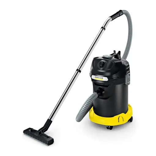 Aspirator de cenusa Karcher AD 4 Premium, 17L, cu sistem de curatare filtru, GalbenNegru Ultima șansă