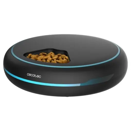 Ieftin Dispenser automat de hrana pentru animale Cecotec Pumba 1600, capacitate 1,6 l, cu LED si timer