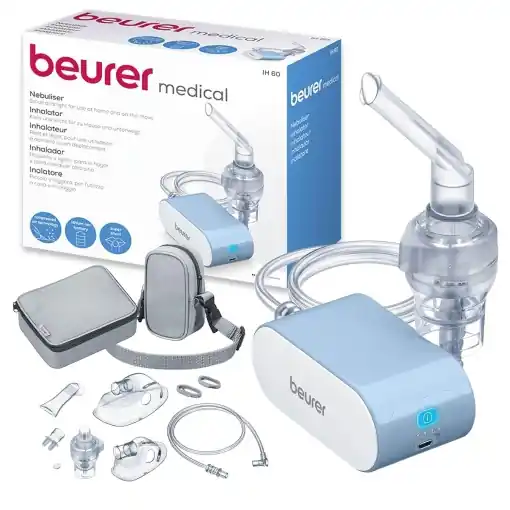 Livrare expres Inhalator Beurer IH 60, portabil, cu acumulator reincarcabil, albastru