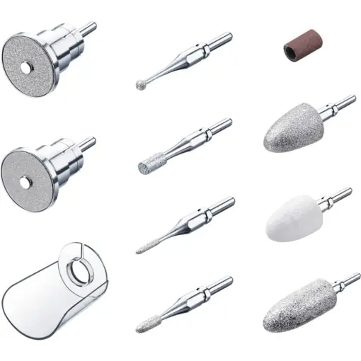 Set de accesorii pentru manichiura Beurer MP 62, 9 capete din saphir si filz, 30 capete de unica folosinta Retur gratuit