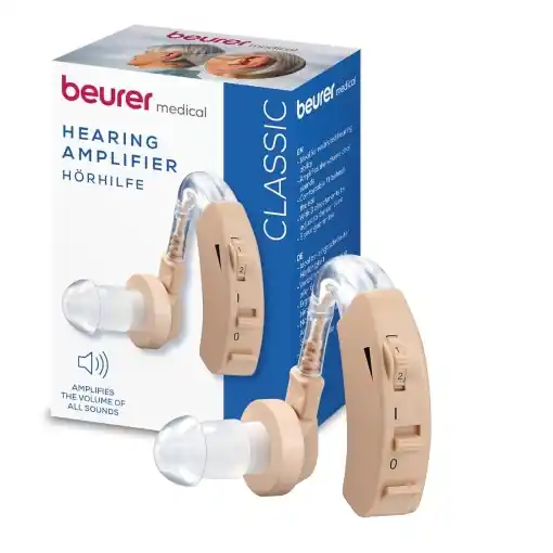 Amplificator de sunet Beurer HA 20, ergonomic, cu 3 dopuri, reglare volum Chilipir