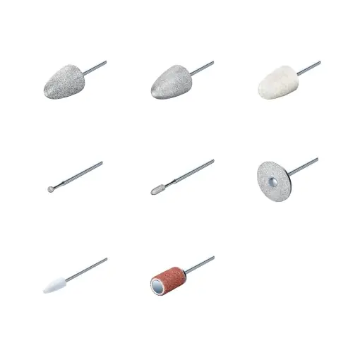 Ofertă de sezon Set de accesorii pentru manichiura si pedichiura Beurer MP 52, 8 piese, din saphir, filz si hartmetall