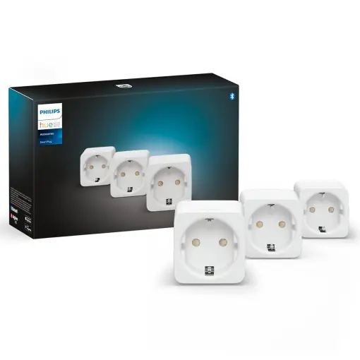 Comandă acum Priza Inteligenta Philips Hue, alb, 3 bucati, compatibila cu sistemele smart home