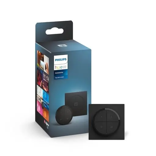 Intrerupator inteligent Philips Hue Tap Dial, dimmer wireless, negru Preferatul clienților