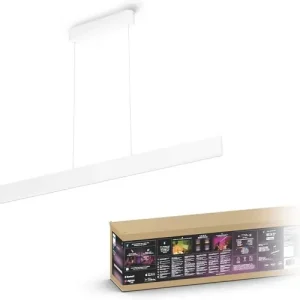 Reducere Lampa suspendata Philips Hue Ensis, 5500 lm, dimabila, alba, 16 milioane culori
