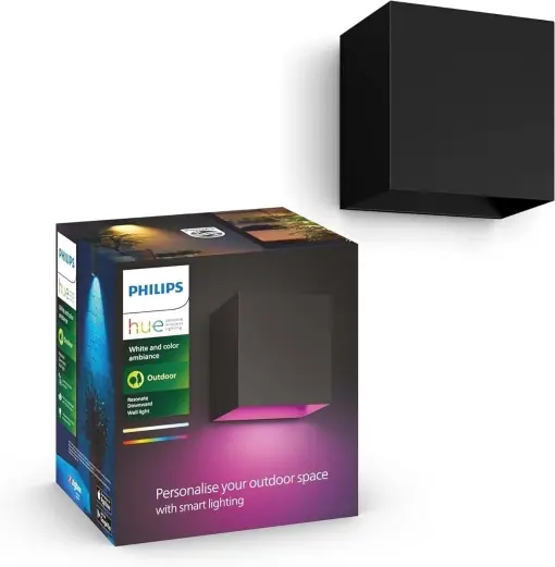 Doar azi Lampa de exterior Philips Hue Resonate, dimmabila, 16 milioane culori, design elegant