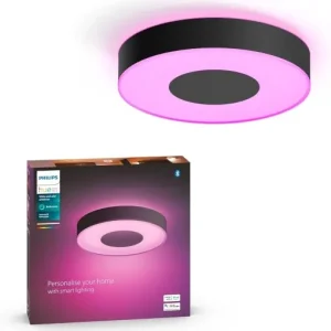 Ultima șansă Lampa de tavan Philips Hue Xamento, negru, 16 milioane de culori, dimabila