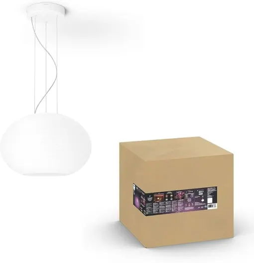 Ofertă specială Lampa suspendata LED Philips Hue Flourish, dimabila, 16 milioane culori