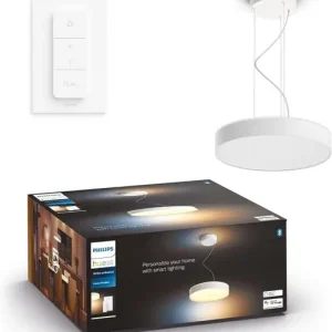Preț mic Lampa suspendata Philips Hue Enrave, 4500lm, alba, cu dimmer inclus
