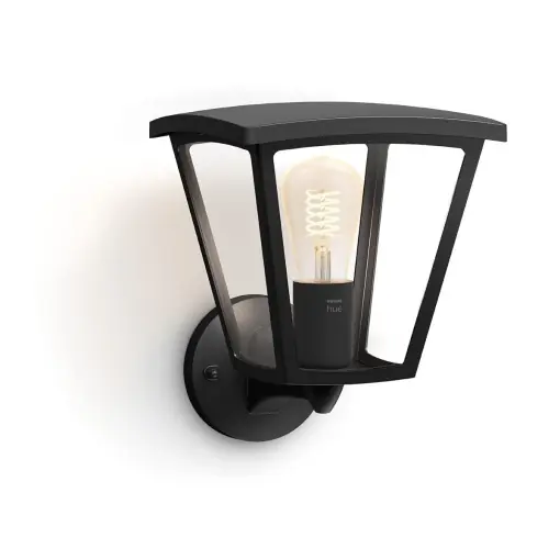 Aplica de perete Philips Hue Inara, 550lm, lumina calda, dimmabila, neagra Reducere