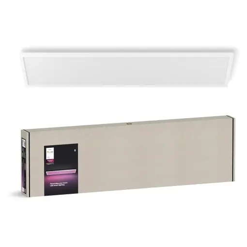 Premium Panou LED Philips Hue Surimu 120x30cm, dimmabil, 16 milioane culori